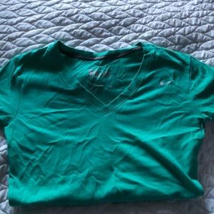 Green Nike T-shirt worn a couple times.